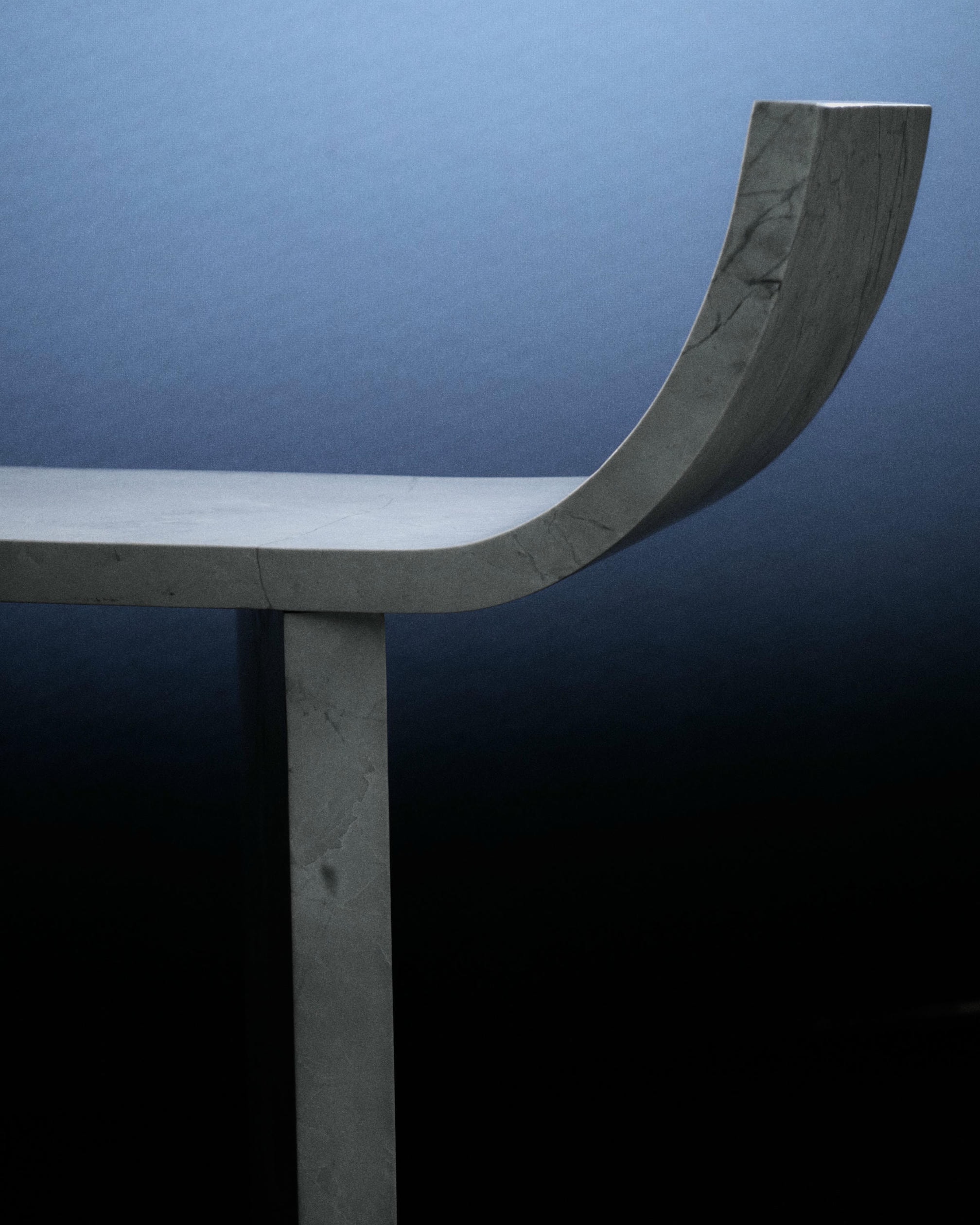 Super White Marble Console Table 03 by Atelier Dutre 5