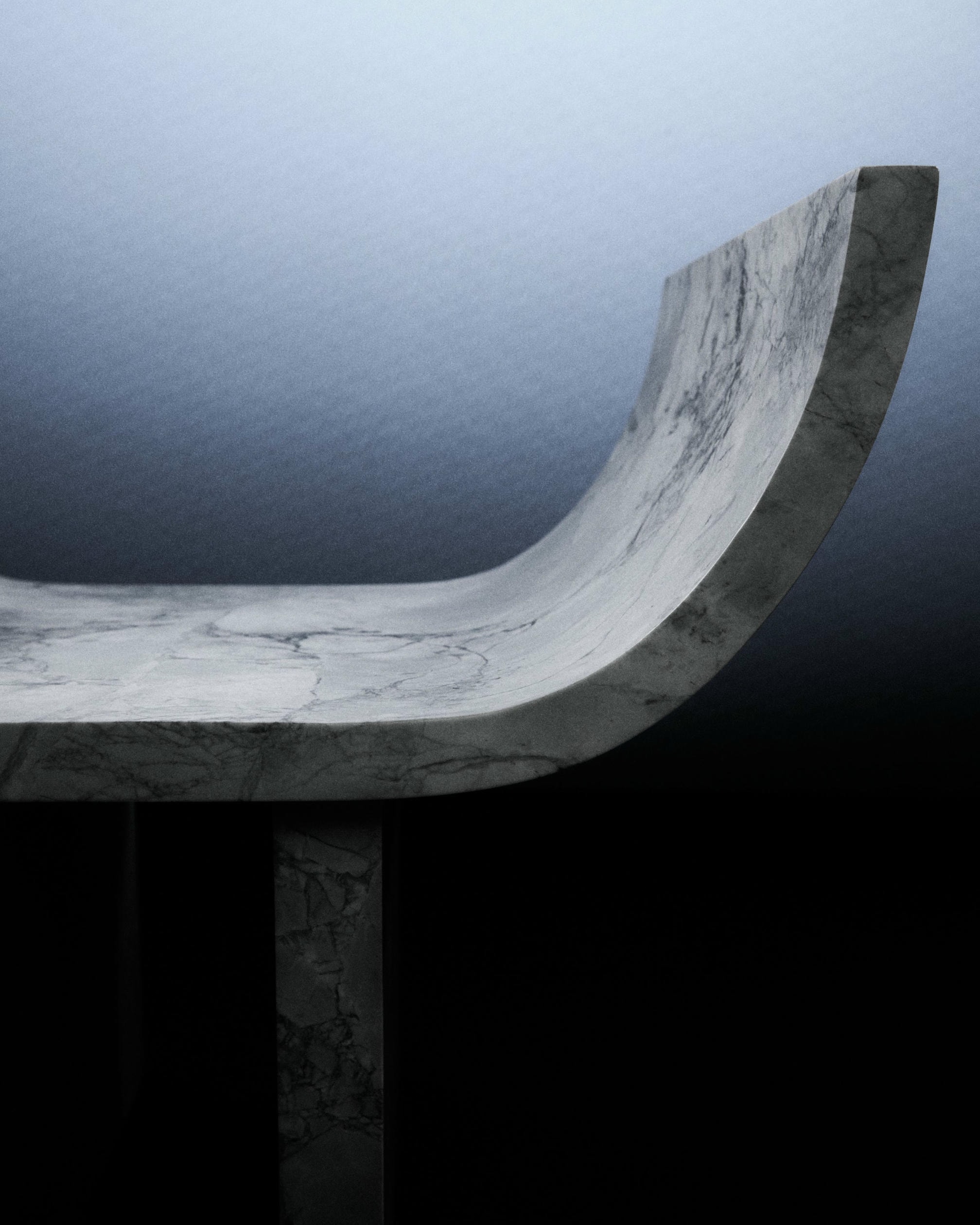 Super White Marble Console Table 03 by Atelier Dutre 6