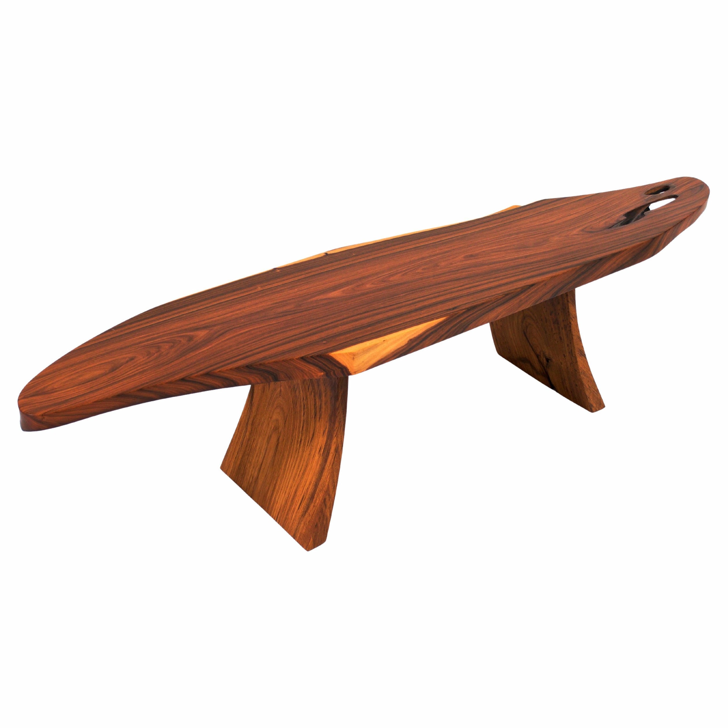 T1305 Coffee Table in Rosewood And Teak Woods by Jorg Pietschmann 1