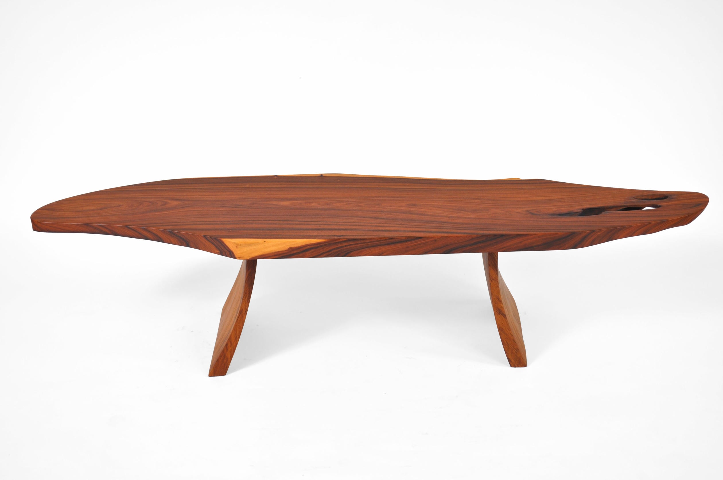T1305 Coffee Table in Rosewood And Teak Woods by Jorg Pietschmann 2