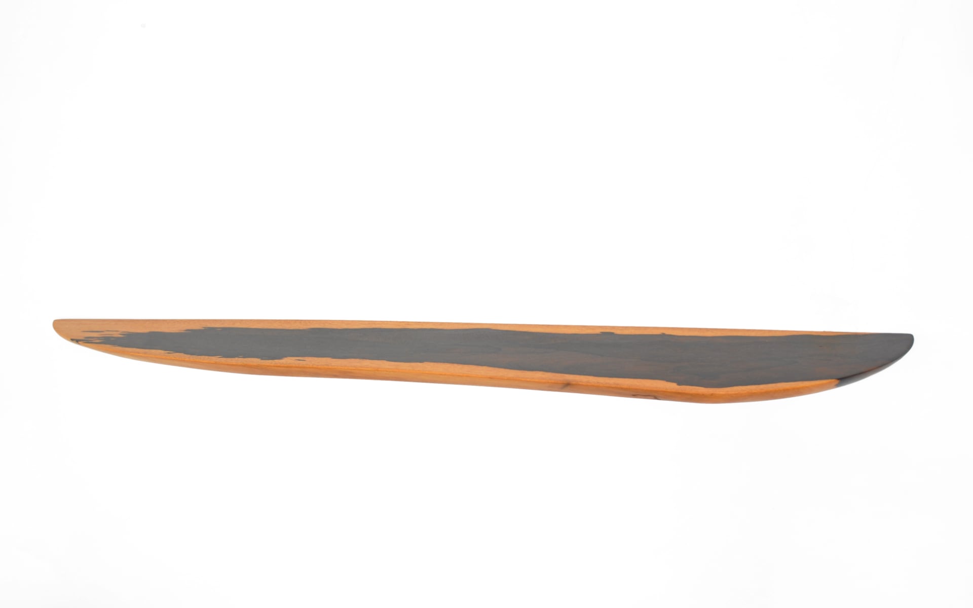 Unique Wall Hanging Shelf in Ziricote Wood by Jorg Pietschmann 2