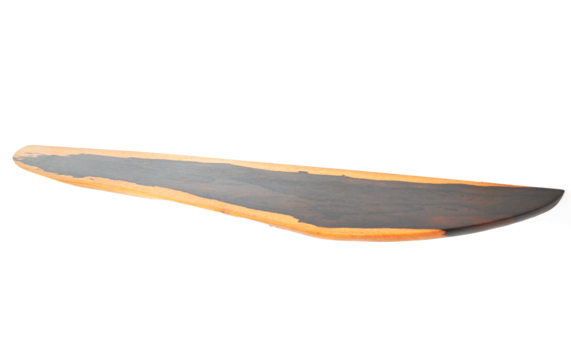 Unique Wall Hanging Shelf in Ziricote Wood by Jorg Pietschmann 5