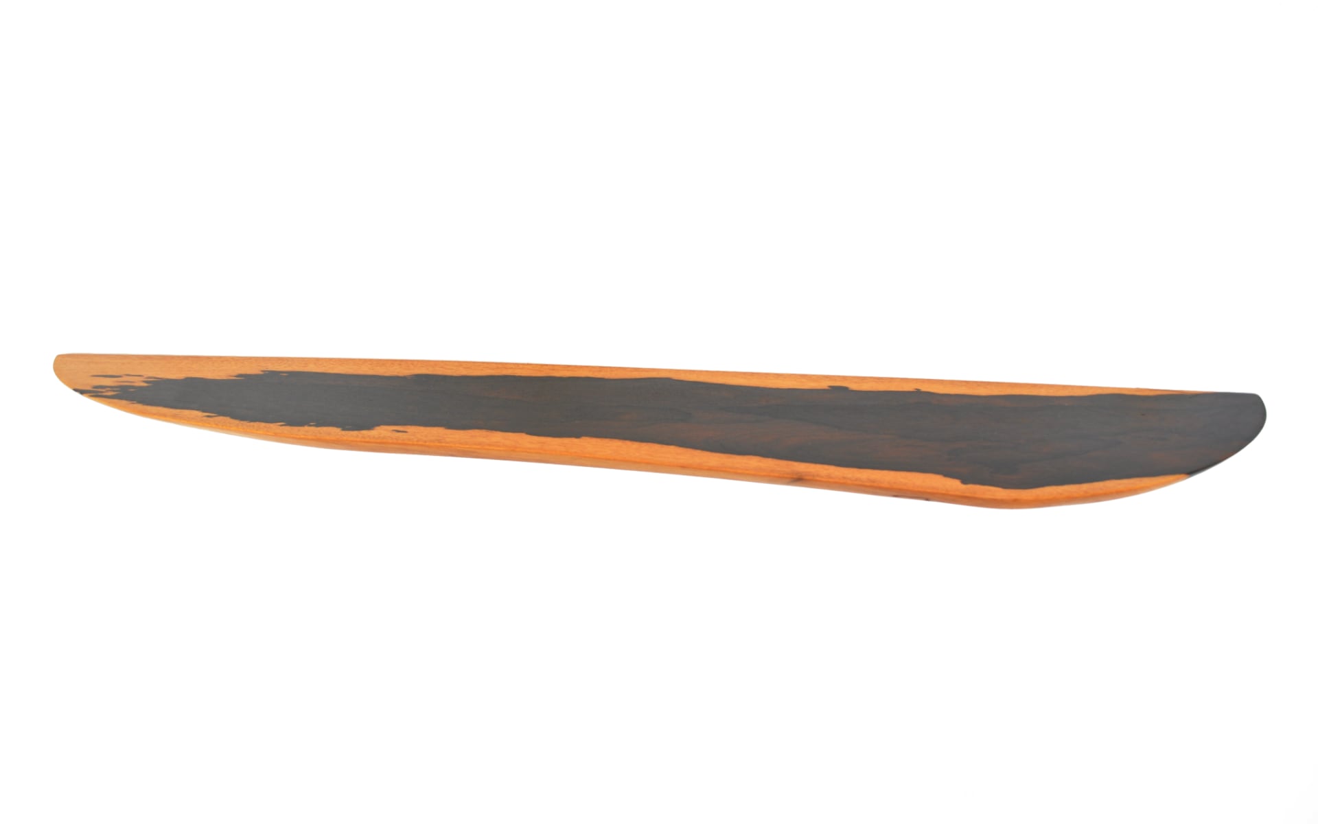 Unique Wall Hanging Shelf in Ziricote Wood by Jorg Pietschmann 7