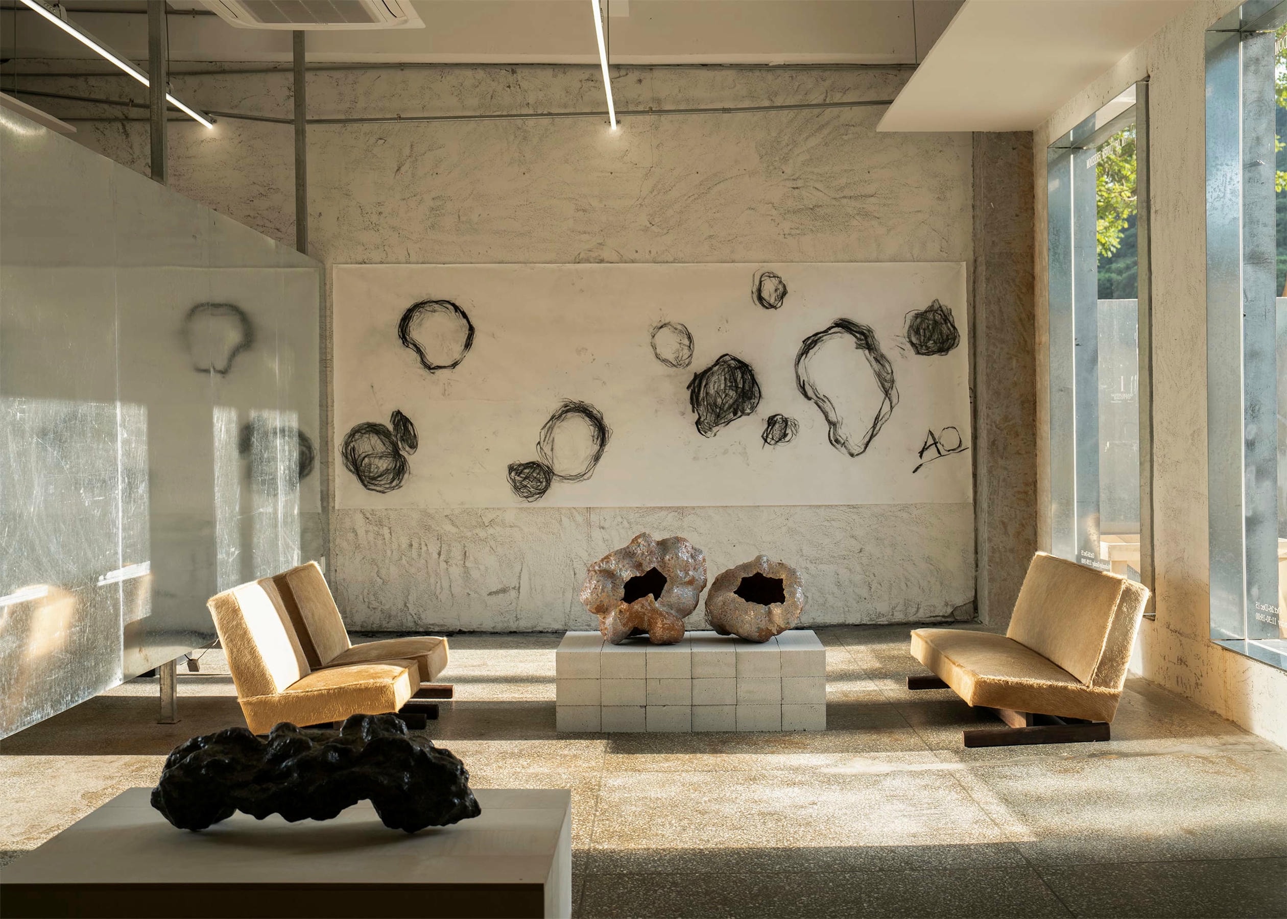 Ut 01 Cowhide and Walnut Sofa by Sing Chan 11