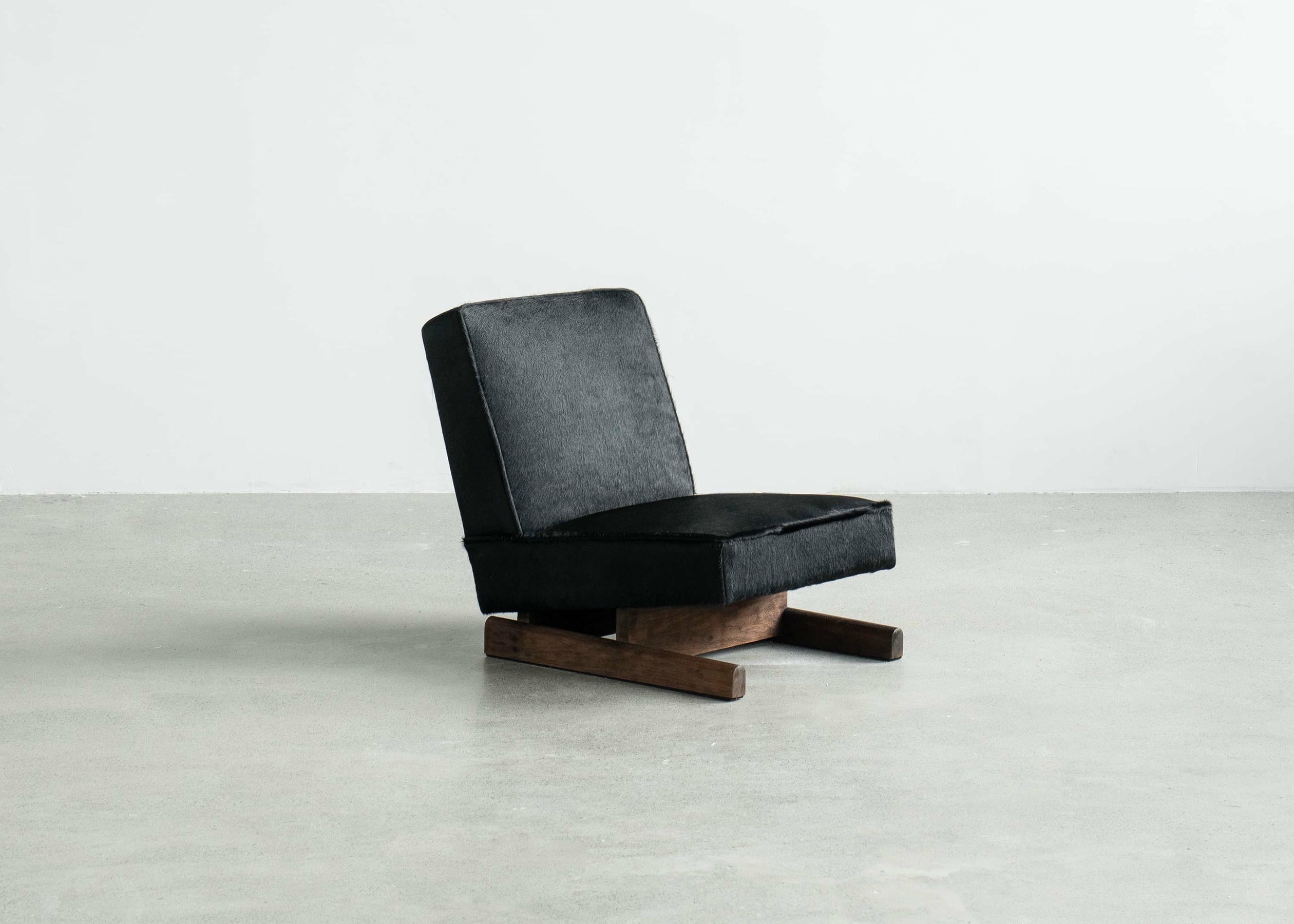 Ut 01 Cowhide and Walnut Sofa by Sing Chan 2