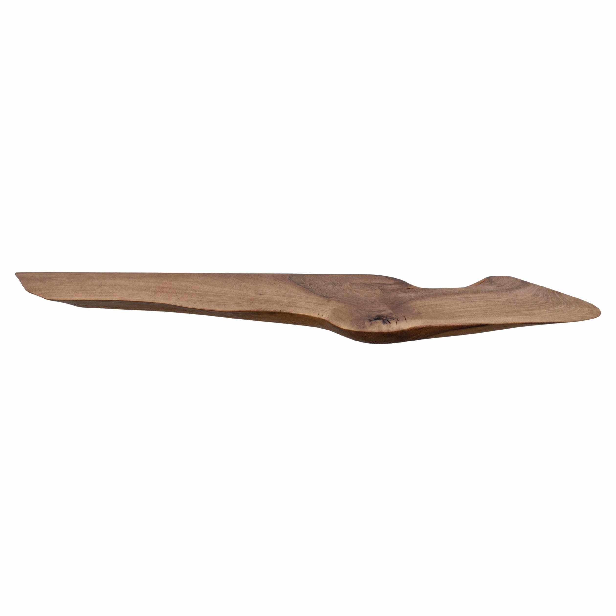 W2393 Wall Hanging Shelf in Walnut Wood by Jorg Pietschmann 1