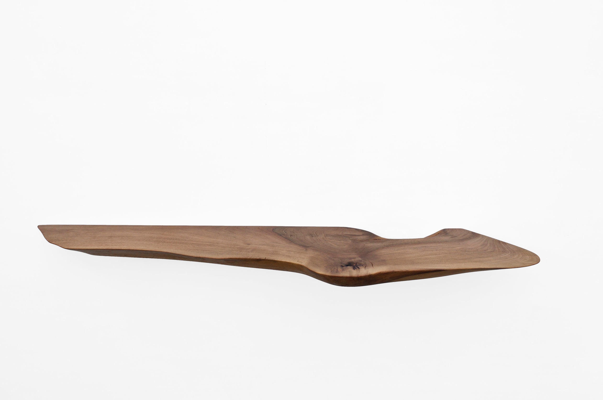 W2393 Wall Hanging Shelf in Walnut Wood by Jorg Pietschmann 2