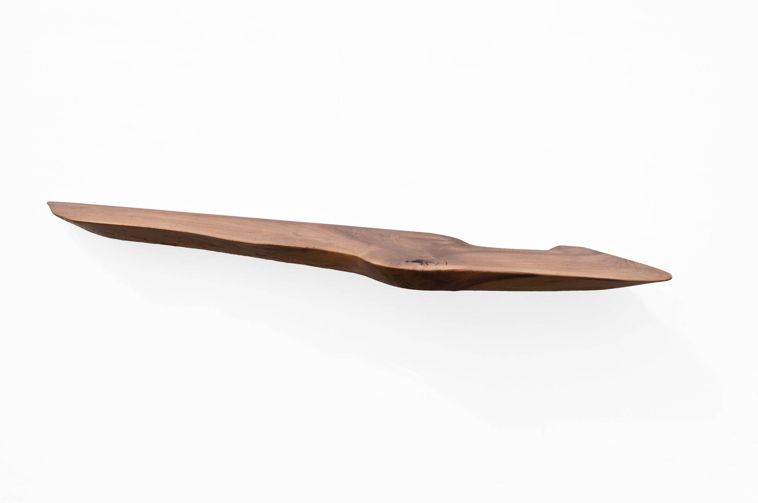 W2393 Wall Hanging Shelf in Walnut Wood by Jorg Pietschmann 7