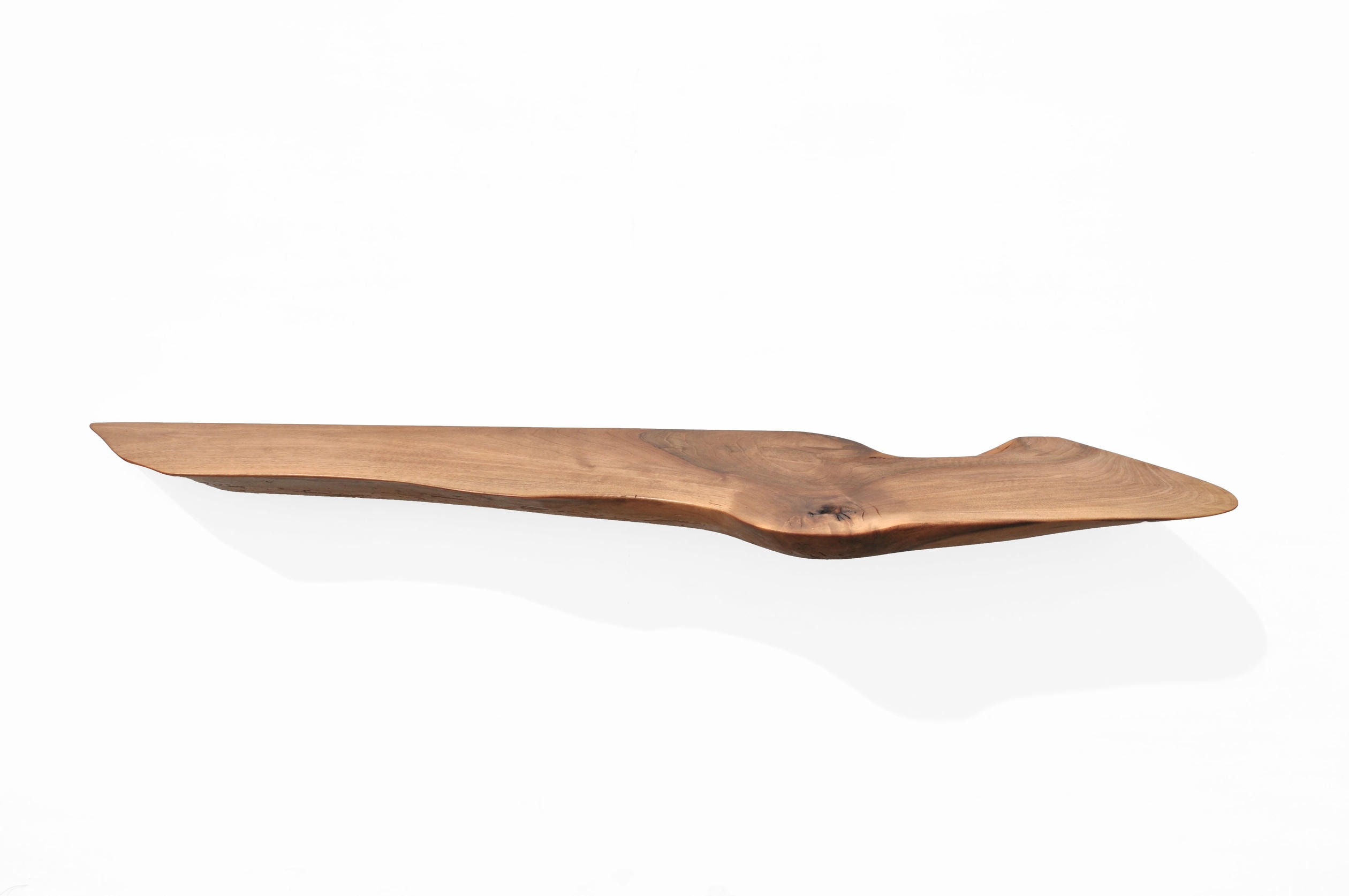 W2393 Wall Hanging Shelf in Walnut Wood by Jorg Pietschmann 8